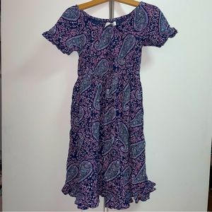 Paisley print dress